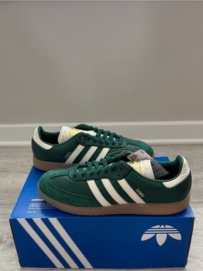 Adidas Samba Spikeless Golf Shoes “Collegiate Green/Off White/Gum” JP8652